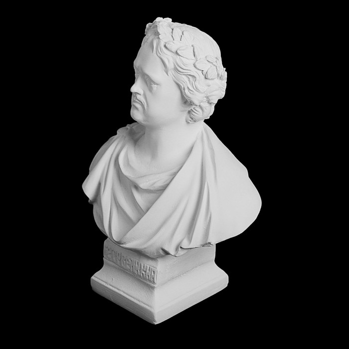 Гипсовая фигура. Известные люди: бюст Петра I, 14.5 x 10 x 19.5 см