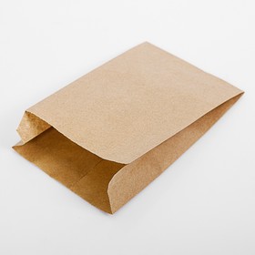 Пакет бумажный фасовочный, крафт, V-образное дно 22,5 х 14 х 6 см