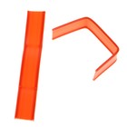 Clip-the ribbon cutting, curved, orange, 5 cm
