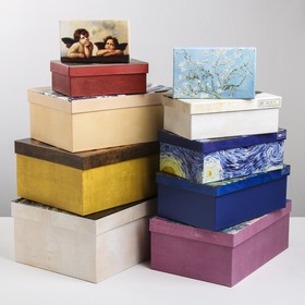 {{photo.Alt || photo.Description || 'Набор подарочных коробок 10 в 1 «Высокое искусство», 12 × 7 × 4 - 32.5 × 20 × 12.5 см'}}
