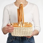 Набор корзин, 3 шт, 27×27×9/30 см, 23×23×8/25 см, 20×20×7/20 см, ротанг Набор корзин, 3 шт, 27×27×9/30 см, 23×23×8/25 см, 20×20×7/20 см, ротанг