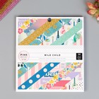 Набор бумаги для скрапбукинга Pink Paislee, коллекция «WILD CHILD. GIRL» 15.2х15.2 см