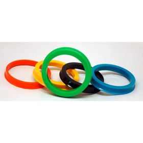 Пластиковое центровочное кольцо ВЕКТОР 110,1-67,1, цвет МИКС