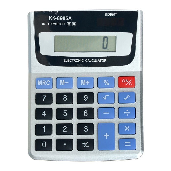 Калькулятор настольный, 8-разрядный, KK-8985А, с мелодией