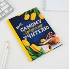 Ежедневник "Самому лучшему учителю", формат А5, 80 листов Ежедневник "Самому лучшему учителю", формат А5, 80 листов
