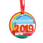 Медаль-магнит «Первоклассник 2019» Медаль-магнит «Первоклассник 2019»