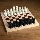 Фигуры шахматные пластиковые  (король h=11 см, пешка 5.4 см) - фото 138660