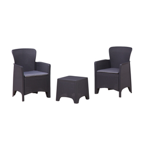 Набор мебели: 2 кресла, стол, с подушкой, иск. ротанг, SF3-2P