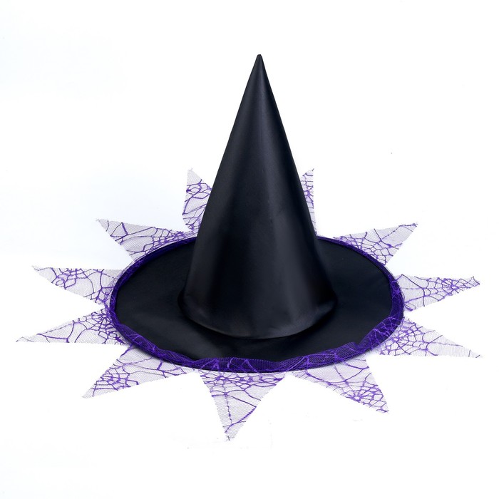 Карнавальная шляпа «Лохмотья», р-р. 56-58 см, цвет фиолетовый