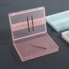 The organizer for milling rectangular and 14 otd 10*7.5 cm transparent pack QF