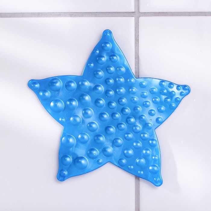 Мини-коврики для ванны "Звезда", 6 шт, цвет МИКС
