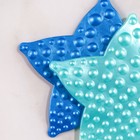Набор мини-ковриков для ванны на присосках Доляна «Звезда», 10×10 см, 6 шт, цвет МИКС - фото 1730057