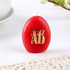 Свеча-яйцо с наклейкой «Ангел», 4 х 5 см