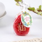 Свеча-яйцо с наклейкой «Ангел», 4 х 5 см - фото 800913222