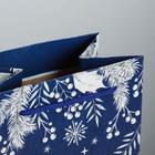 Пакет под бутылку крафтовый «Happy New Year!», 13 × 36 × 10 см 4275598