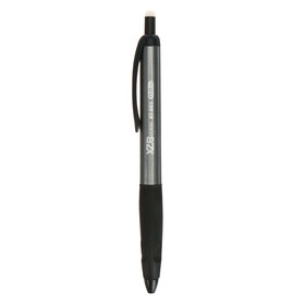 Ручка шариковая со стираемыми чернилами, линия 0.8 мм, стержень синий с резиновым держателем, корпус МИКС