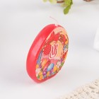 Свеча-яйцо с картинкой «Венок», 5.5 х 6 см - фото 800808238