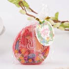 Свеча-яйцо с картинкой «Венок», 5.5 х 6 см - фото 800808239