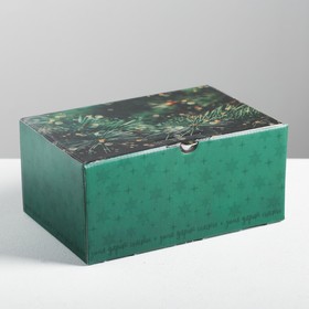 Складная коробка «Зимняя сказка», 22 × 15 × 10 см