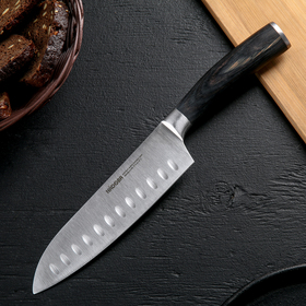 Нож кухонный NADOBA DANA Сантоку, лезвие 17,5 см