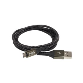 Зарядный кабель Aura TPC-UM5B MicroUSB, черный 1.2 метра 4516492
