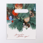 Package "Christmas tree", plastic with die-cut handle, 22x 29.5 cm ,30 µm