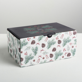 Складная коробка Winter time, 22 × 15 × 10 см