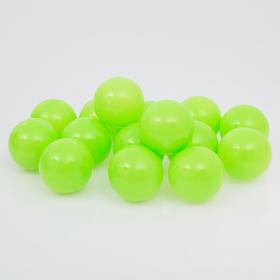 A set of balls for a dry pool 500 pcs, color: light green