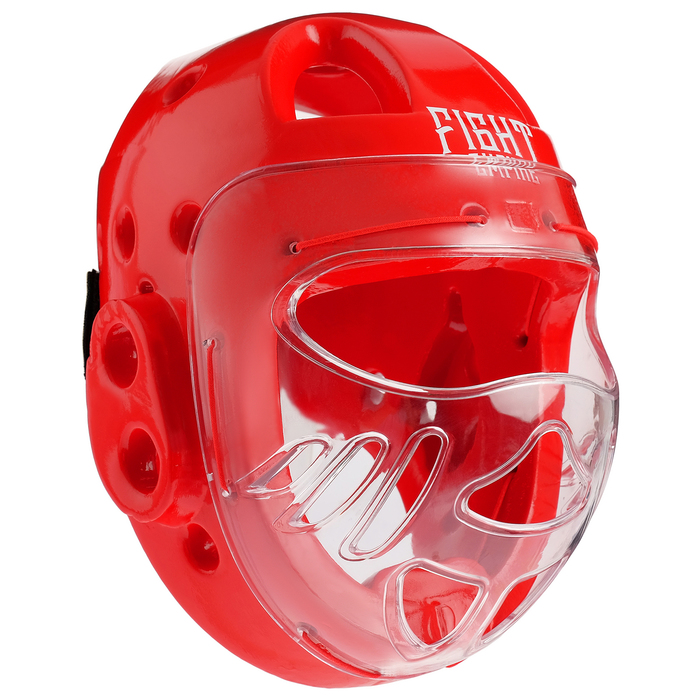 Шлем для рукопашного боя FIGHT EMPIRE, размер XL, цвет красный