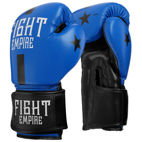 Перчатки боксёрские детские FIGHT EMPIRE, 8 унций, цвет синий
