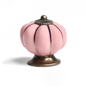 Ручка кнопка Ceramics 001, керамическая, пудровый