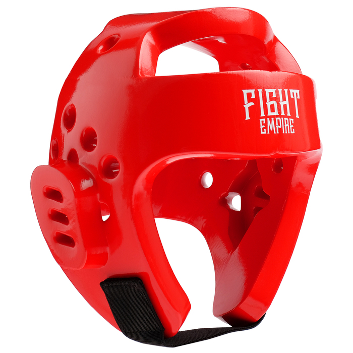Шлем боксёрский тренировочный FIGHT EMPIRE, размер L, цвет красный