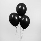 Шар латексный 10", пастель, набор 100 шт., цвет чёрный Шар латексный 10", пастель, набор 100 шт., цвет чёрный