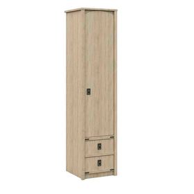 Шкаф-пенал «Валенсия», 2 ящика, 500 × 520 × 2090 мм, цвет дуб сонома