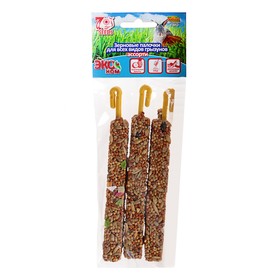 Палочки Seven Seeds Эконом для грызунов, тропические фрукты/мёд/рожковое дерево, 3 шт, 75 г (3 шт)