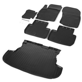 Комплект ковриков Rival Mitsubishi Outlander III 5D 2012-н.в., без крепежа, K14002002-4 4544941
