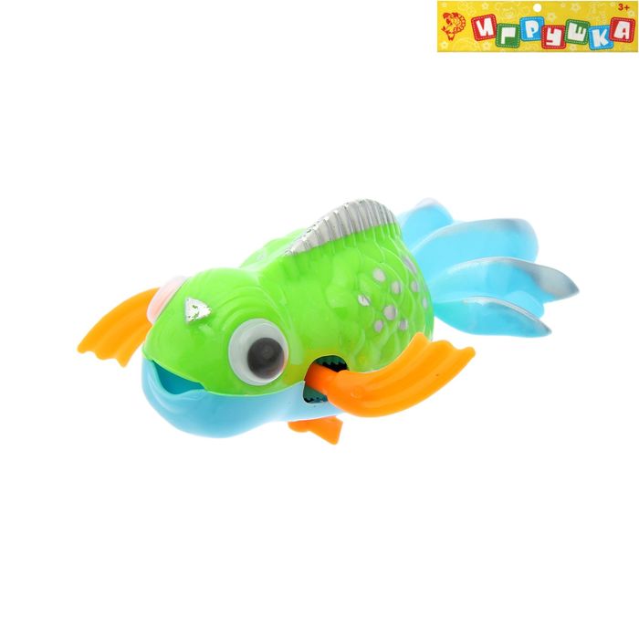 Игрушка заводная, водоплавающая, "Рыбка", цвета МИКС