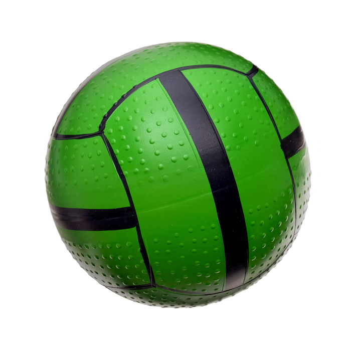Мяч диаметр 125 мм лакированный в сетке, цвета МИКС