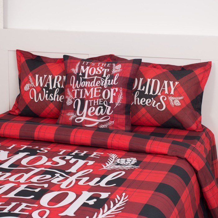 Постельное бельё «Этель» 1.5 сп Ламберджек 143х215 см, 150х214 см, 50х70 см - 2 шт, бязь - фото 798272866