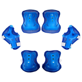 Защита роликовая OT-2020, размер M, цвет синий