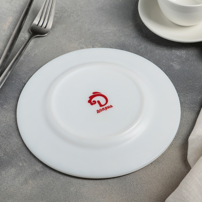 Тарелка десертная Доляна «Регал», d=20 см - фото 798273770