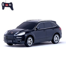 Машина радиоуправляемая Porsche Cayenne turbo, масштаб 1:24, работает от батареек, свет, цвет чёрный Машина радиоуправляемая Porsche Cayenne turbo, масштаб 1:24, работает от батареек, свет, цвет чёрный
