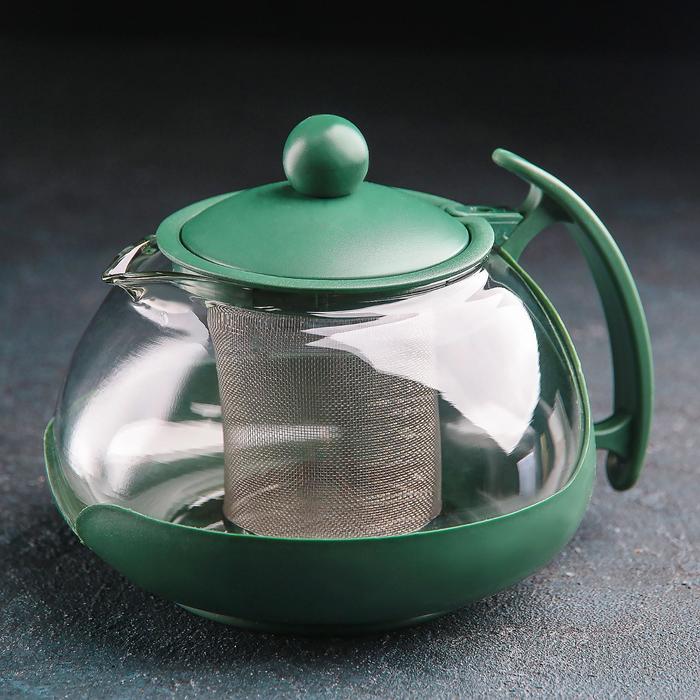 Чайник заварочный «Фантазия», с металлическим ситом, 750 мл, цвет МИКС