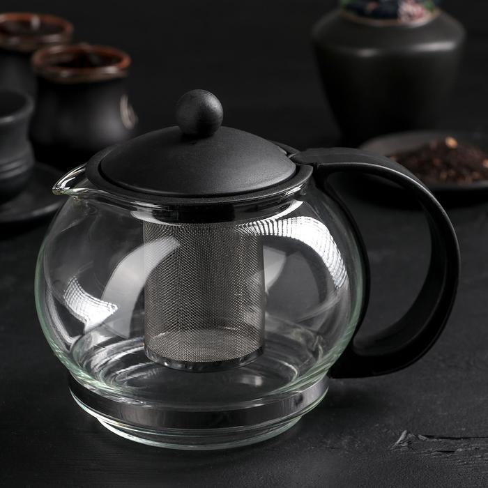 Чайник заварочный «Вдохновение», с металлическим ситом 1,25 л - фото 1358113