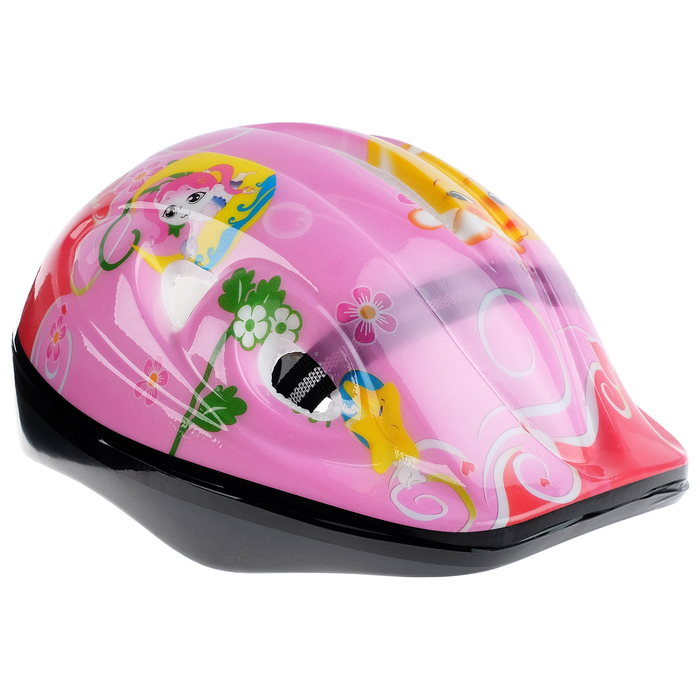 Шлем защитный детский OT-501, размер S (52-54 см), цвет: розовый