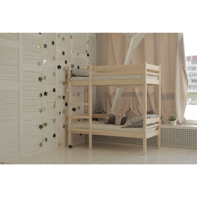 Детская двухъярусная кровать «Дональд», 70 × 160 см, цвет сосна