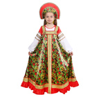 Русский народный костюм «Рябинушка» для девочки, р. 32, рост 122-128 см - фото 8375248