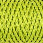 Шнур для вязания "Классик" без сердечника 100% полиэфир ширина 4мм 100м (салатовый) - фото 846442