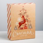 Коробка складная «Новогоднего счастья», 22 × 30 × 10 см Коробка складная «Новогоднего счастья», 22 × 30 × 10 см