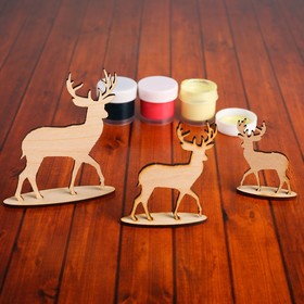 A set of pieces for creativity "the Deer stand", 3 PCs, 5×6,5, 7×8.5, 9.5×11 cm